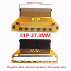 15PCS/LVDS Screen FIX30P to FPC 30P/51P1.0/0.5MM Flexible Flat Cable Interface Adapter EDP Adapter Board