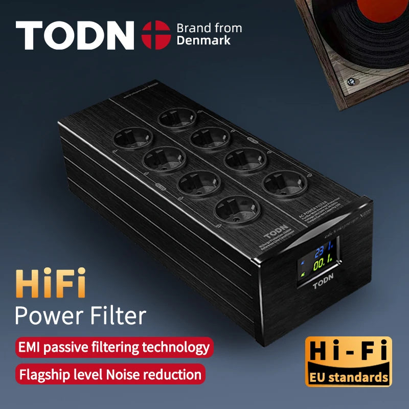 HIFI Power Filter HiFi Lightning Protection Anti-Interference PA Audio Power Purifier EU Dedicated Power Strip