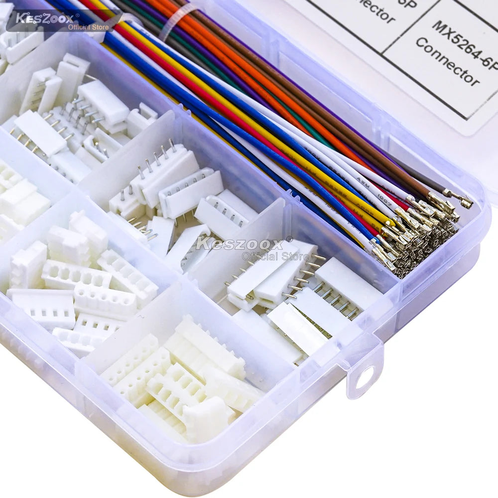Molex 1.25/2.5/3.0/3.96/4.2mm Connectors  Male Female Connectors Housing with Pre-crimped Cable Molex Connector Kit