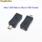 1pc Micro/Mini USB or USB 2.0 Male Female Printer USB Plug Jack Power Connector Charging Adapter for Phone MP5 Ect