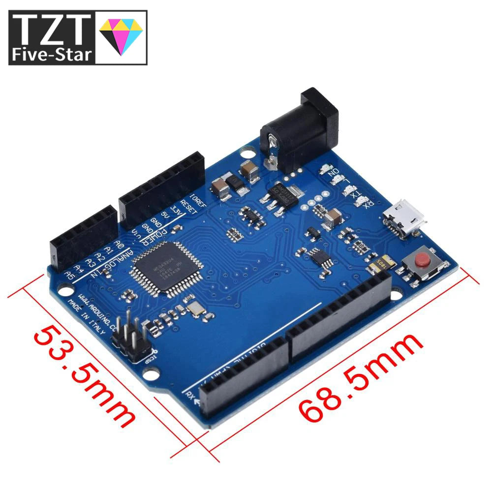 TZT Leonardo R3 Development Board + USB Cable ATMEGA32U4 For Arduino