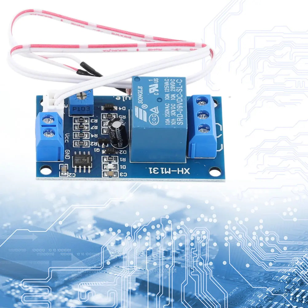 XH-M131 Light Control Switch Adjustable Photoresistor Relay Module 5V 9V 12V 24V Detection Sensor Automatic Light Control Switch