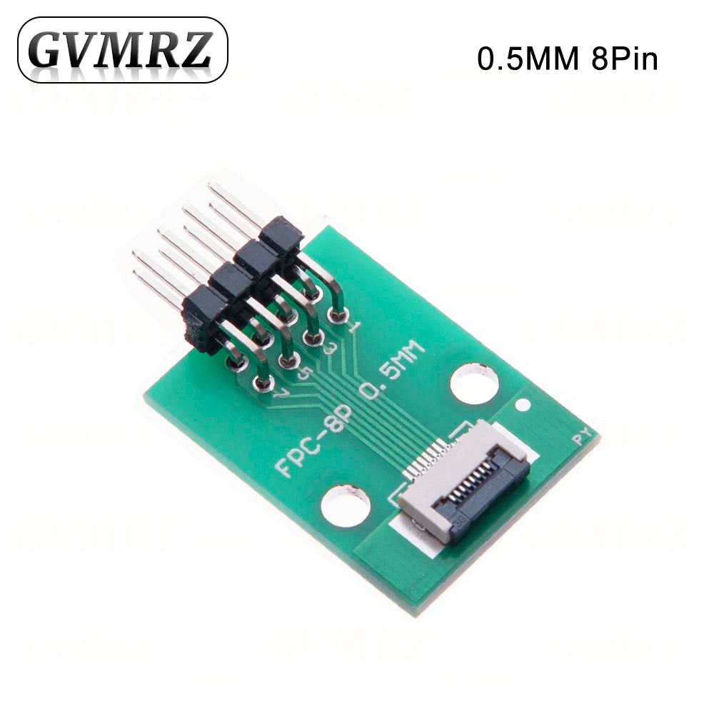 0.5mm 1.0mm pitch Connector SMT Adapter to 2.54mm hole FPC FFC Cable Welded board With Pin / Empty Board 6P 8P 10P 12P 20P 24P