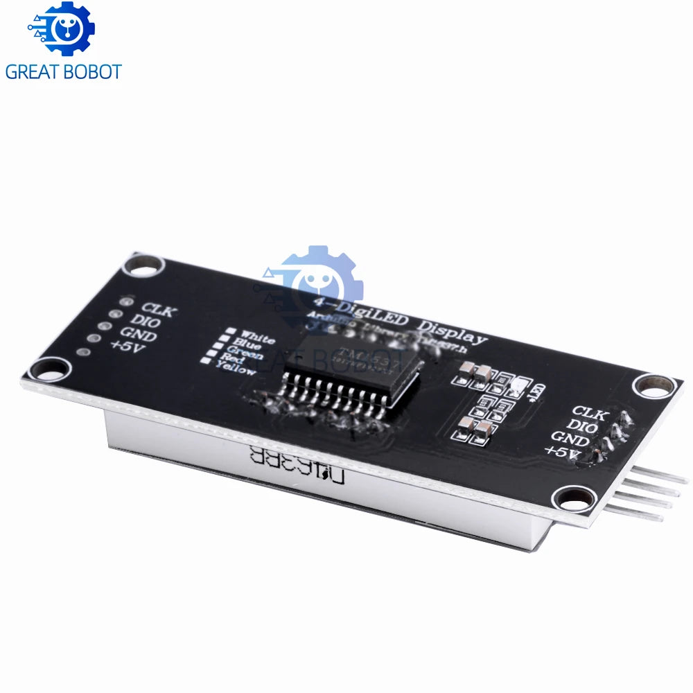 TM1637 LED Display Module 4 Digit Time Indicator Tube 7 Segment Digital Indicator Tube 0.56 Inch Digital LED Module