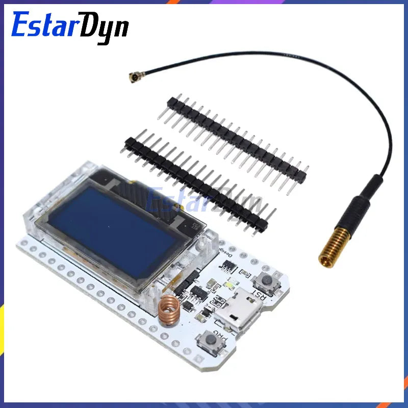 SX1276 ESP32 LoRa 868MHz-915MHz 0.96 Inch Blue OLED Display Bluetooth WIFI Kit 32 Development Board