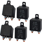 ZL180 12V 200A Relay Car Truck Engine Automobile Boat Car Starter Heavy Duty Split Charging with 2 Pin Footprint + 2 Terminal