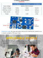 AC-DC 3.3V/5V/12V Precision Buck Converter AC 220v to 5v DC step down Transformer power supply module 1A 12W