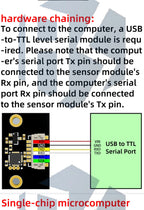 TOF53200/TOF53400 2M/4M ToF Distance Sensor - VL53L1X/VL53L0X 3V-5V for Arduino Projects
