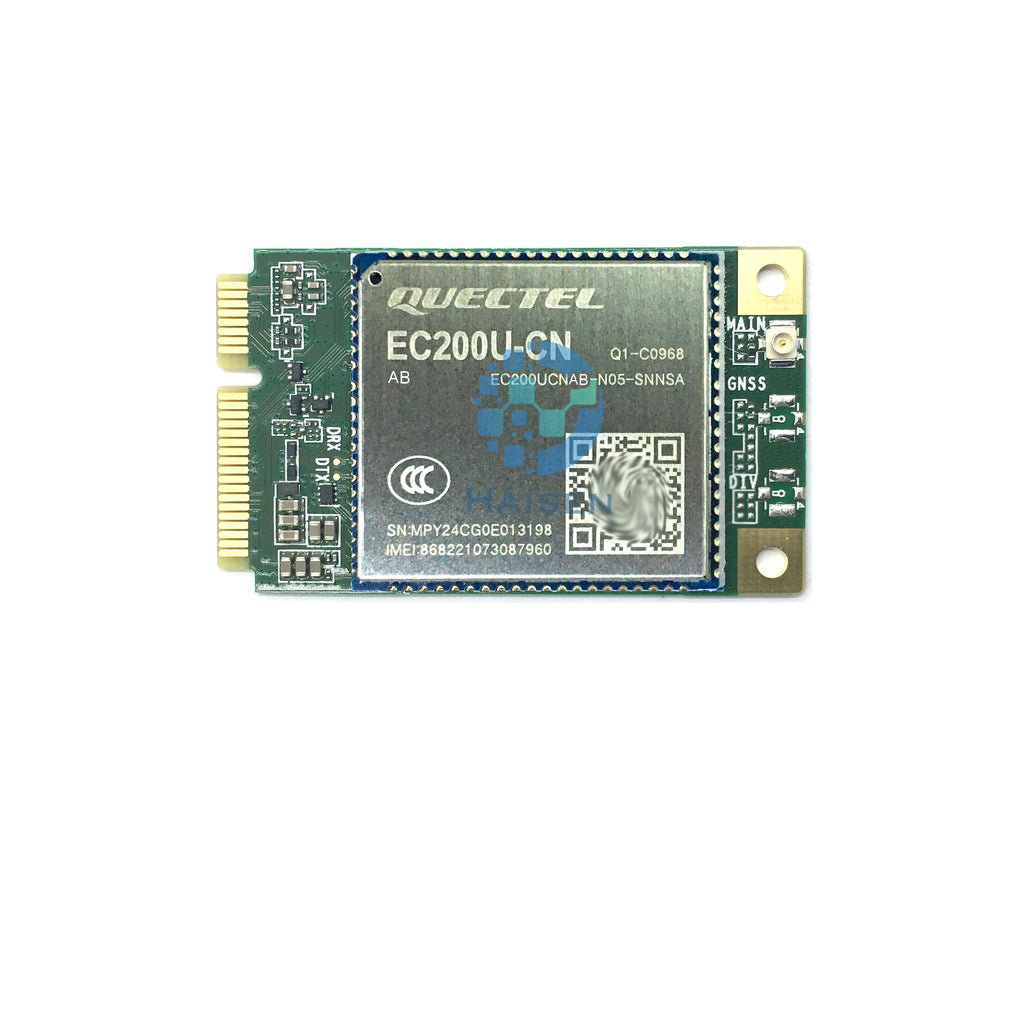HAISEN Quectel EC200U EC200U-CN EC200U-EU EC200U-AU MINIPCIE IoT 4G CAT1 module supports GPS positioning and Bluetooth