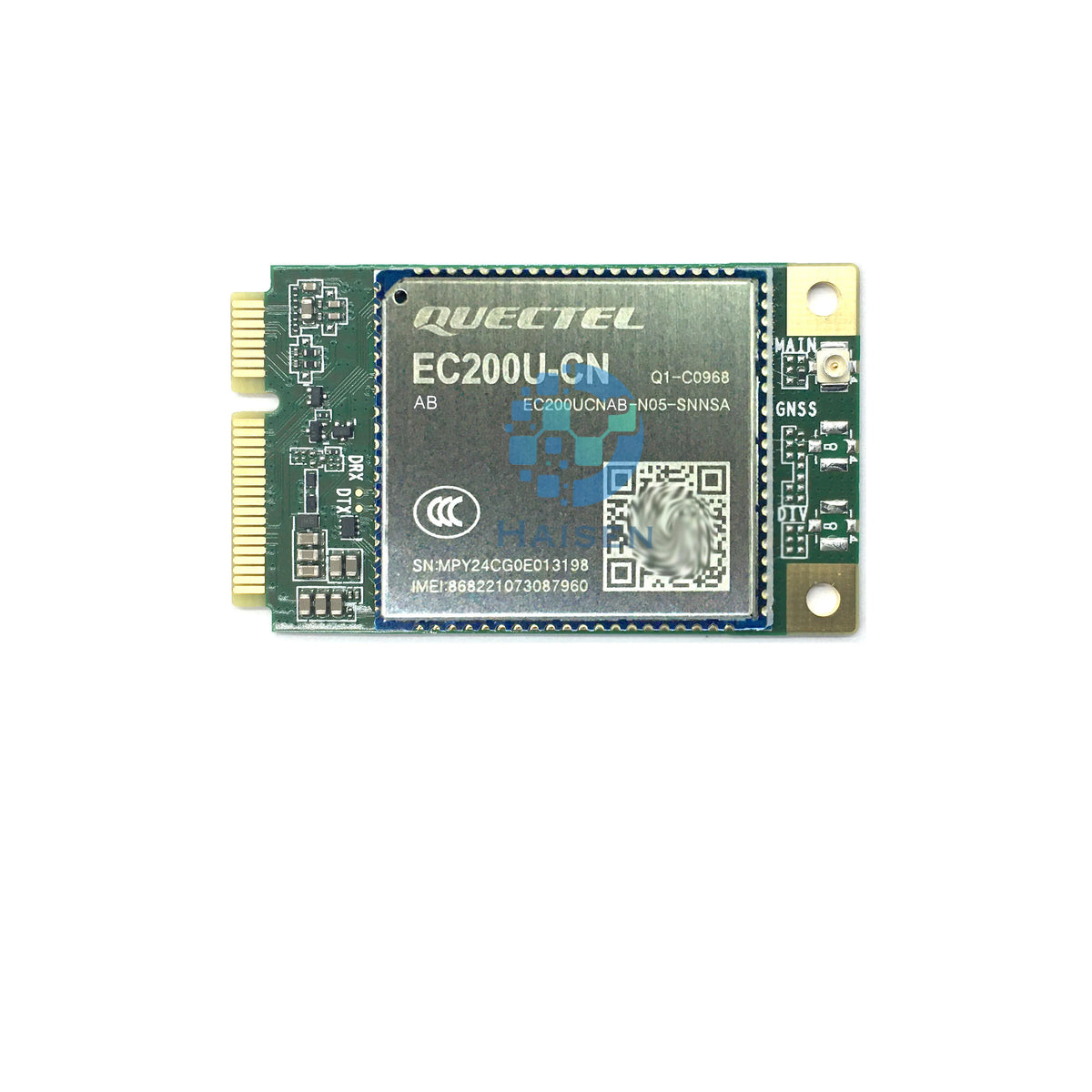 HAISEN Quectel EC200U EC200U-CN EC200U-EU EC200U-AU MINIPCIE IoT 4G CAT1 module supports GPS positioning and Bluetooth