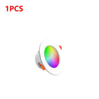 12-1Pcs RGB LED Bulb Tuya Dimmable Downlight Spotlight Bluetooth-Compatible Lamp 10/15W APP Control GB+CW+WW Smart Lamp
