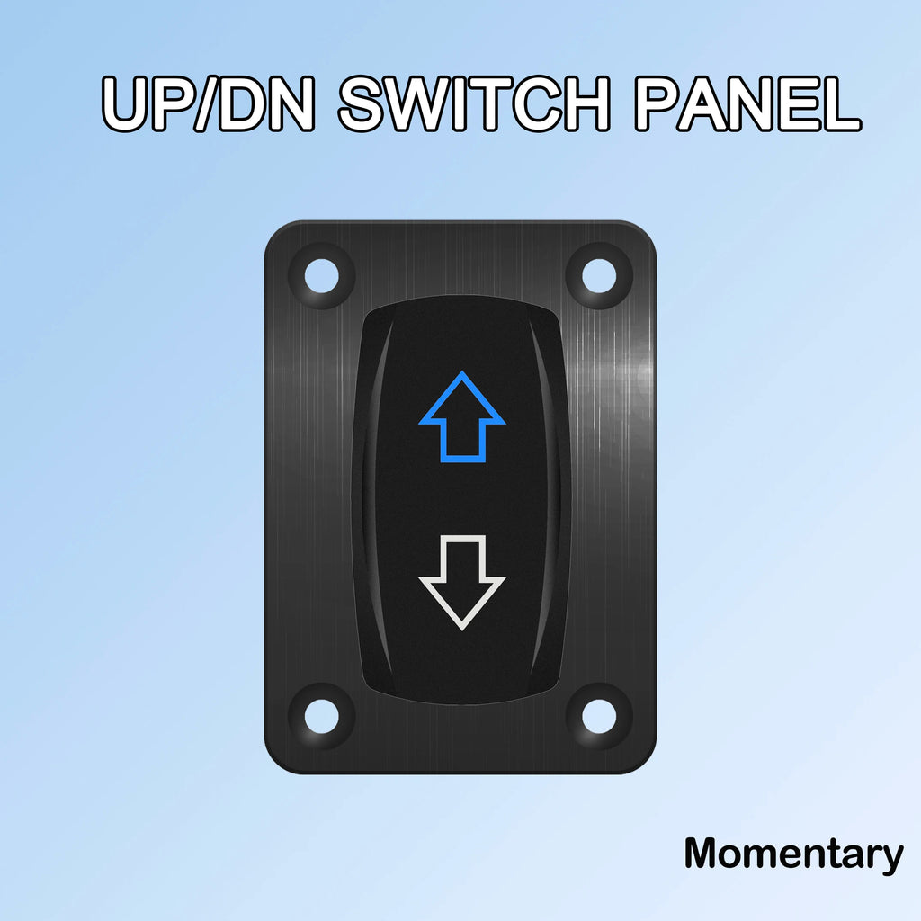 ARROWS 6Pin (ON)-OFF-(ON) DPDT Momentary Switch12V UP/DOWN Polarity Reverse Rocker Switch for ARB/Carling/NARVA Replace