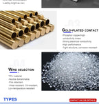CAZN Waterproof IP67 IP68 Type C Female to Male PFC Flat Cable 3.1 Speed Threaded-type Type-C 3.1 10GB 3A 20V