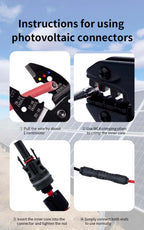 TOMZN 2 Sets of PV Solar Connectors 1000V 1500V 32A 45A Panel Branch PV Photovoltaic Wire/Board Terminal Box Inverter IP67 10LOT