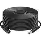 CCTV 20Meters 66FT 2.1x5.5mm Dc 12v Power Extension Cable for Audio Security Cameras Ip Camera Dvr Standalone Led Strip Light