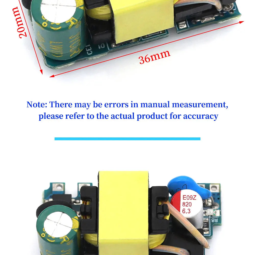 1/5/10Pcs AC-DC Converter 110V 220V to 5V 2A Buck Voltage Regulator Low Ripple Switching Power Supply Module
