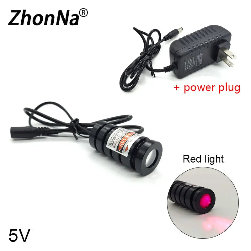 Coarse Beam Laser Module 100mW Diode Laser Head Use For KTV Bar Led Lights DJ Stage Light 650nm 532nm 450nm Three Colors Select