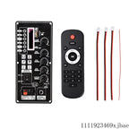 T01 DC 7.4-12V MP3 Bluetooth 5.3 Amplifier Decoder Board Car 2*25W Audio Decoding Board Support Bluetooth Call Microphone