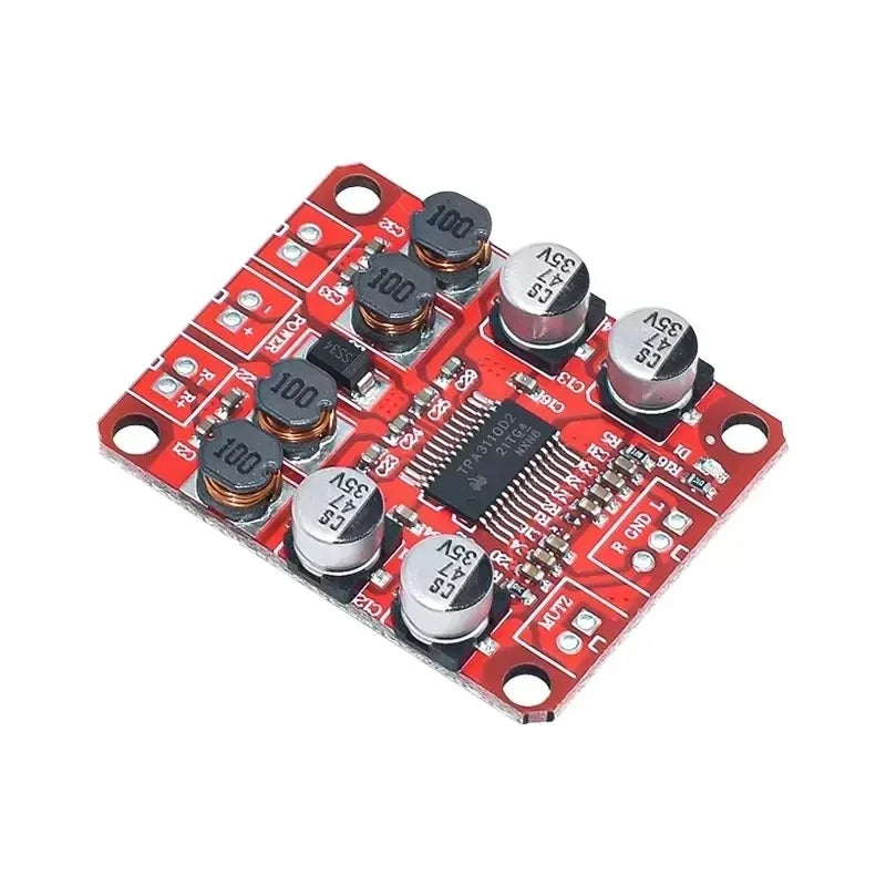 10pcs DC12V TPA3110 TPA3110D2 Digital Power Amplifier Module 2x15W Dual Channel Stereo DIY Speaker Amplifier Electronics Design