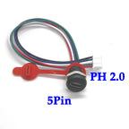 USB-C 2 4 5 6 Pin High Current Charging Socket with PH2.0 Nut Snap Lock Plate USB Type-C Female Waterproof Female Connector Jack