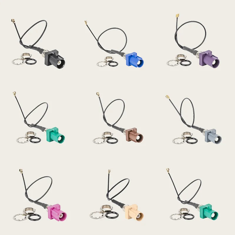 FAKRA-IPX UFL U.FL Adapter Cable FAKRA SMB Car Specific Connection Cable RF1.13 Line Connection Cable IPX Generation