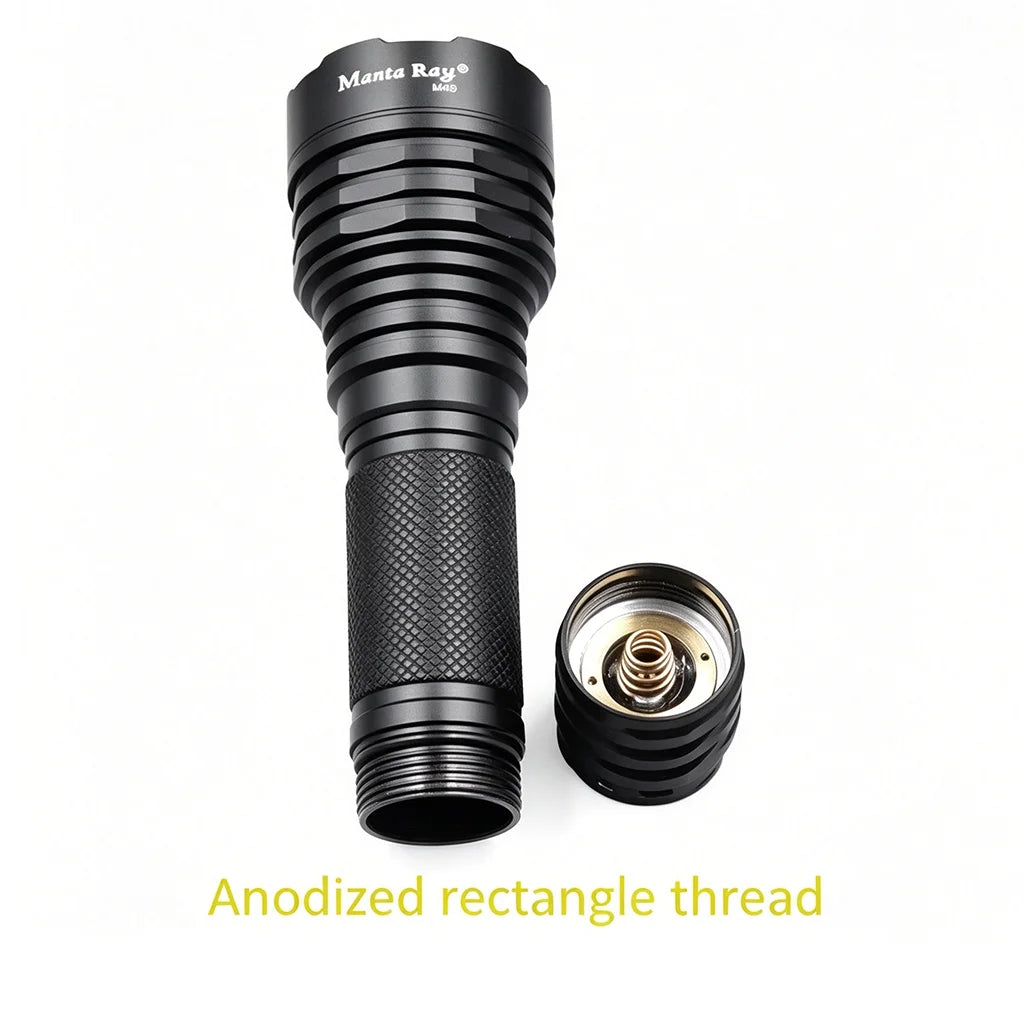 M45 10W High Power Infrared Flashlight, 810nm/850nm/940nm/980nm/1064nm 3-Gear IR Torch Waterproof for Hunting Night Vision