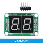 74HC595 Static Drive LED Display Module - 2/3/4-Digit 7-Segment Digital Tube with 74HC595 Shift Register (100% Genuine IC)Module