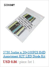 10PCS 5Pin 9Pin Exclusion Network Resistor Array DIP 100R 220R 330R 470R 510R 680R 1K 1.2K 1.5K 2K 2.2K 3.3K 4.7K 10K 100K Ohm