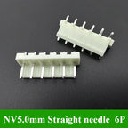 5/10/30/50/100Pcs NV5.0mm Pitch 5.0mm 2P 3P 4P 5P 6P Connector With Housing Straight Neddle Terminal Socket Replaces JST Plug