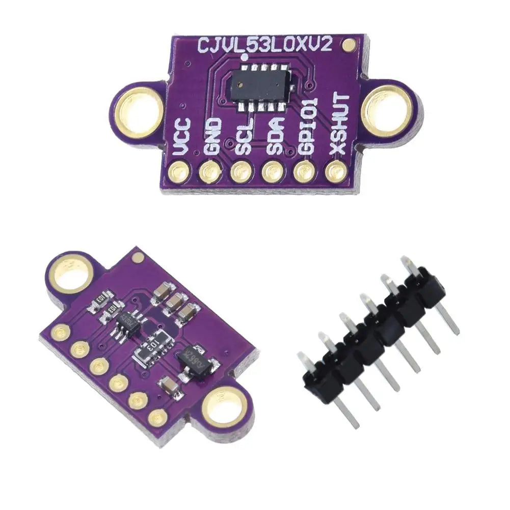 5Pcs VL53L0X Time-of-Flight (ToF) 940nm Laser Ranging Sensor Breakout GY-VL53L0XV2 Distance Measurement Module IIC for Arduino ﻿