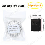 50pcs SMD One Way TVS Diode SMBJ5.0A - SMBJ188A