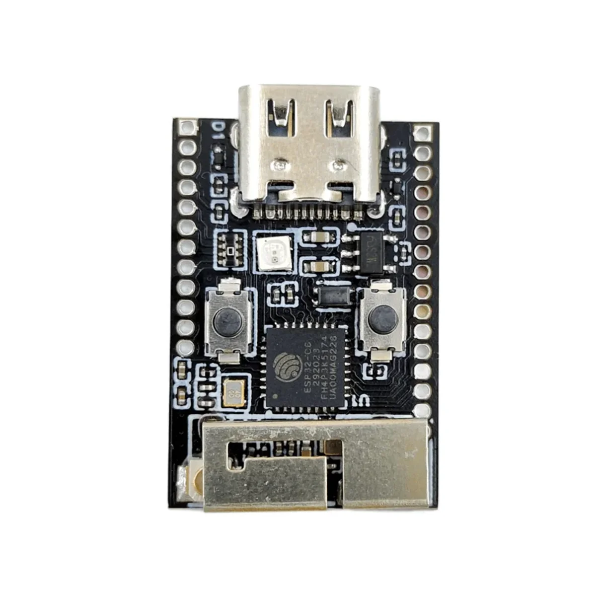 Wifi6 ESP32 C6 Development Board with Crystal Oscillator RGB LED 4MB FLASH Low Power RISC-V 32-Bit ESP32-C6 N4 BT Wifi Module