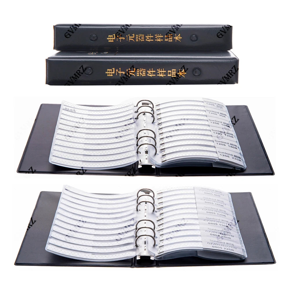 0402 0603 SMD Ferrite Bead Inductance Sample Book Magnetic Laminated Sheet Magnetic Beads Inductance Book Sample Kit 0805 1206