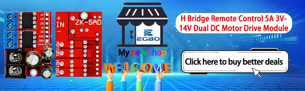 H Bridge Remote Control 5A 3V-14V Dual DC Motor Drive Module Voltage Reverse PWM Speed Regulation Double Super L298N 5AD