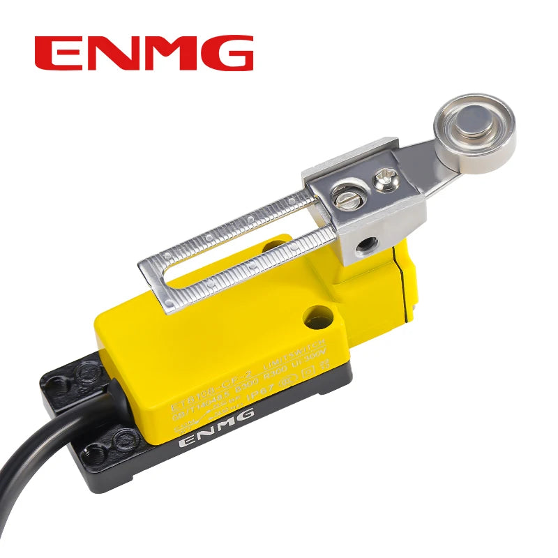 ENMG ET8108-CF IP67 Waterproof Travel Limit Switch Mechanical Position Switch Roller Lever for Industrial Equipment Farm Manure