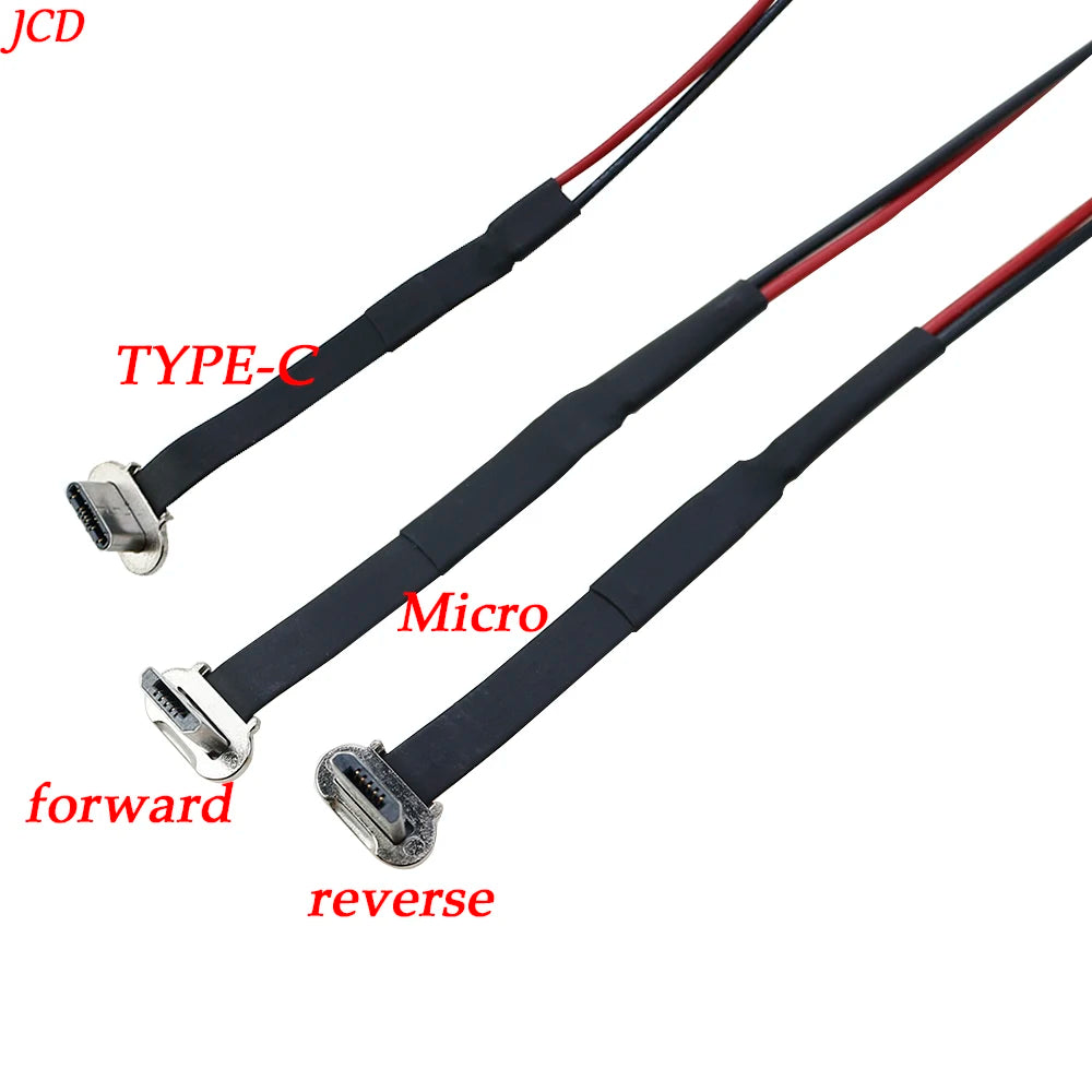 USB C Type-C FPC 2pin 3pin with Resistor R1 Soft Flat Cable Male Charging Cable Fast Charge Charging Wire Extention for Phone