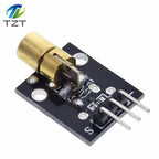 KY-008 650nm Laser sensors Module TZT 6mm 5V 5mW Red Laser Dot Diode Copper Head for Arduino