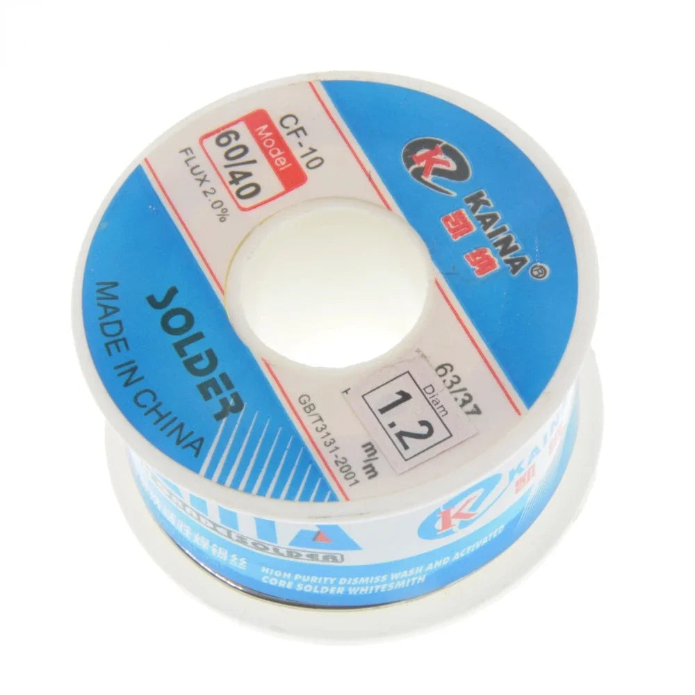 Solder Wire Tin 0.5/0.6/0.8/1.0/1.2/1.5/2.0mm Roll Clean Rosin Welding Core Soldering Wire Flux Reel Tube CF-10