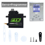 PTK 7465W MG Waterproof servo Metal gear 9g micro servo 5mm 180° robotic model aircraft fixed wing digital servo