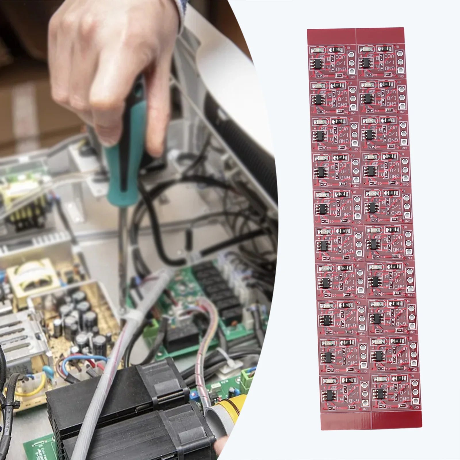 20pcs TTP223 Capacitive Touch Button with Self-Locking Capability and Standard Pinout for Breadboard and PCB Mounting