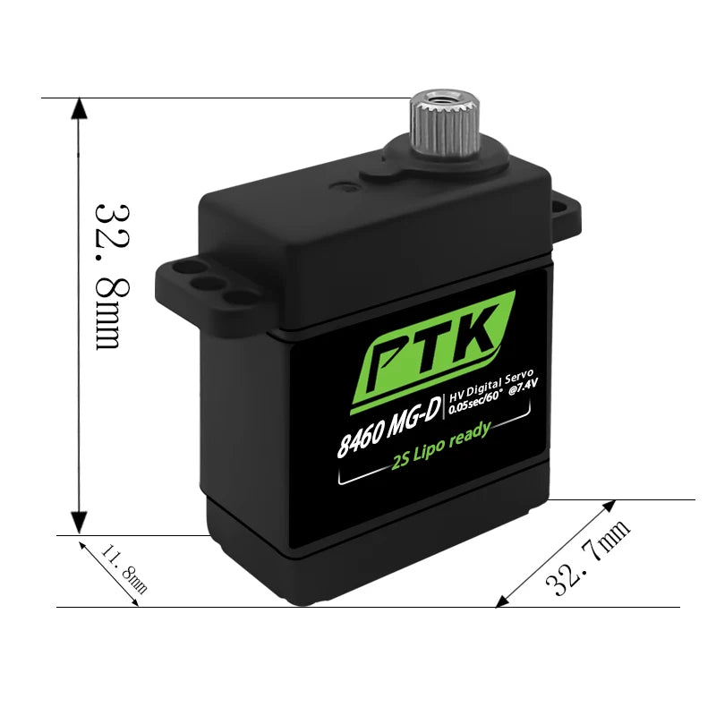 PTK 8460 MG-D9gDigital servo Metal Gear Remote Control Helicopter Remote Control Model car aircraft robot Electric curtain motor