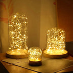 1/5/10pcs Fairy Lights String Button Battery Light Home Decor Living Bedroom Garden Christmas Wedding New Year Ornament Garland