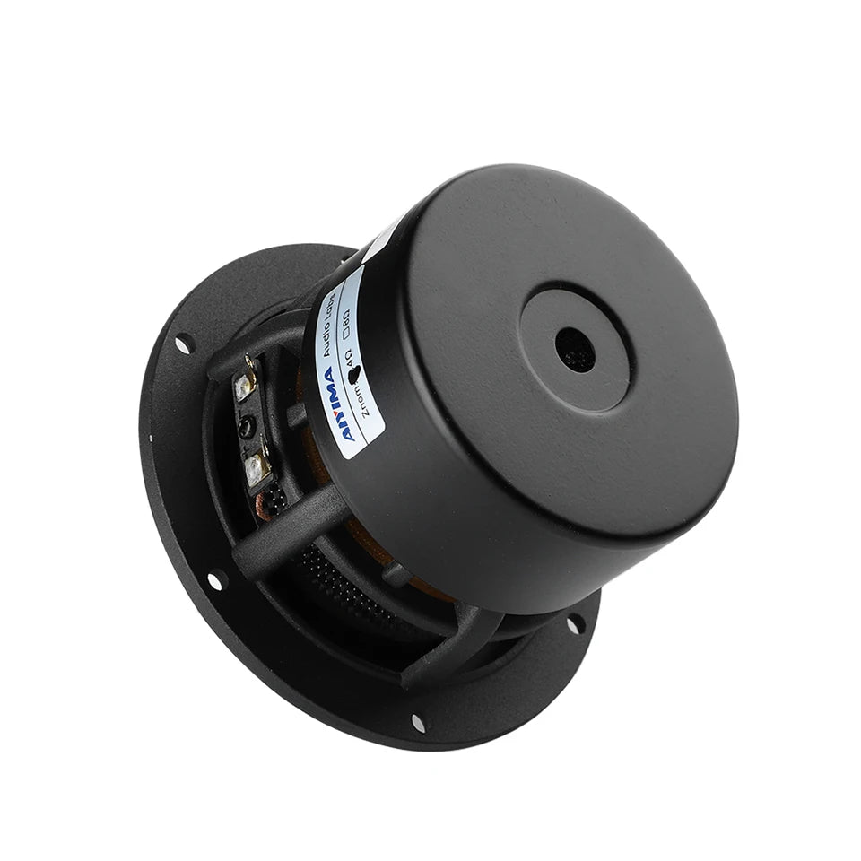AIYIMA 1Pcs 4 Inch Subwoofer Speakers 4/8 Ohm 80W HiFi Bass Audio Fiberglass Basin Low Frequency Home Theater Loudspeaker