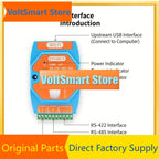 VoltSEVC8013 USB To RS232 RS485 RS422 Serial Converter High Speed Isolated Module With FT230XS Chip