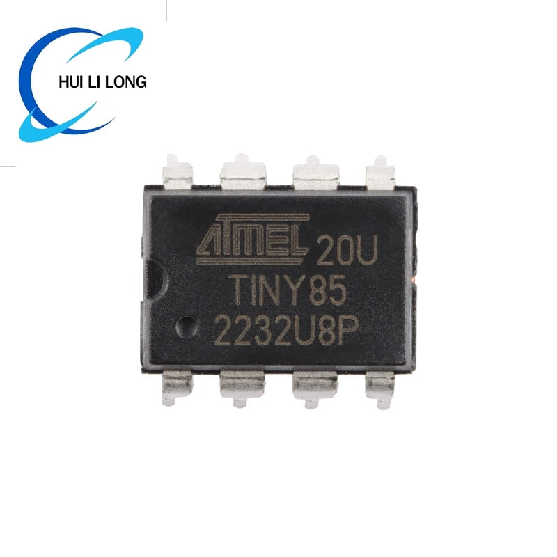2-10 pcs ATtiny85-20PU DIP-8 ATTINY85 DIP8 85-20PU ATTINY85-20 20U TINY85 DIP 8-bit AVR Microcontroller Chip IC New Original