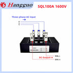 QL100A-16 Single-phase rectifier bridge QL40A QL60A QL80A QL100A QL150A Rectifier 1000V 1600V Bridge QL100A-16 QL150A1600V