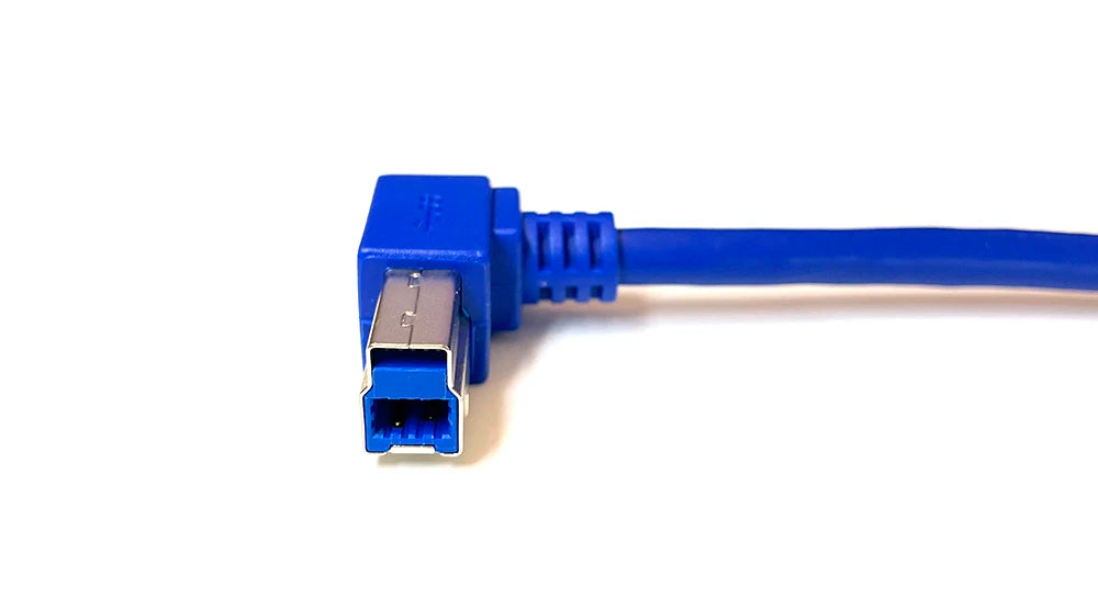 1pcs 90 Degree Angled USB 3.0 A Male AM to USB 3.0 B Type Male BM USB3.0 Cable For Printer Scanner HDD