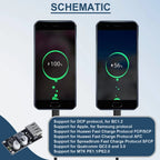 6-32V 9V 12V 24V to 5V 3A Fast Charging Module USB QC3.0 QC2.0 DC-DC Buck Converter Step-Down Quick Charger Circuit Board