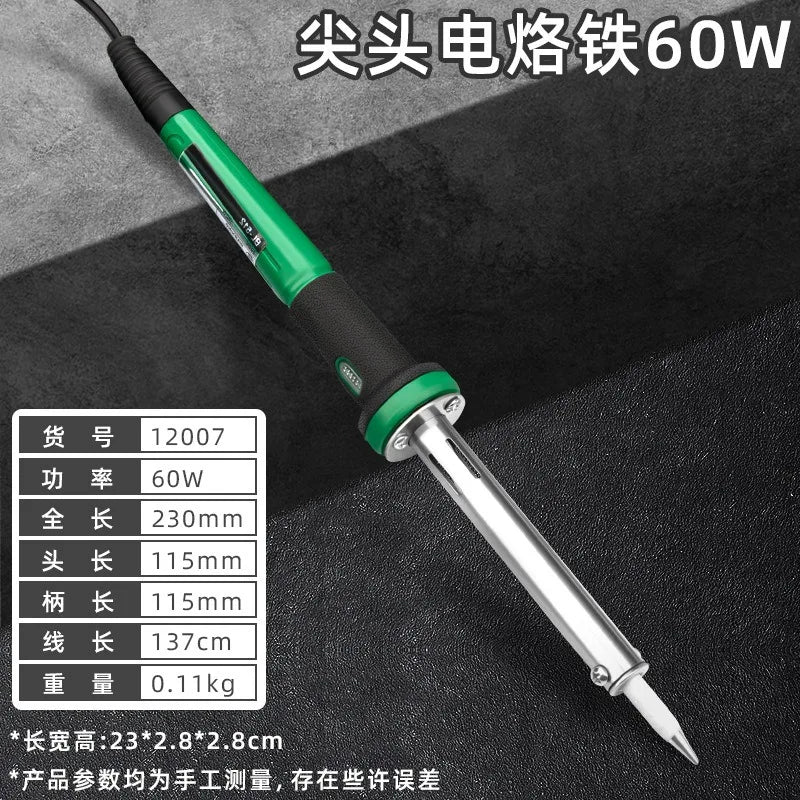 Tuosen 30/40/60/80/100/150W high-power soldering iron with pointed flat head soldering iron 200-240V