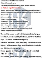 22.5W Power Bank Bidirectional Fast Charging Mobile Power Module Circuit Board With Digital/Light Type-C USB Suppor PD/QC3.0 2.0